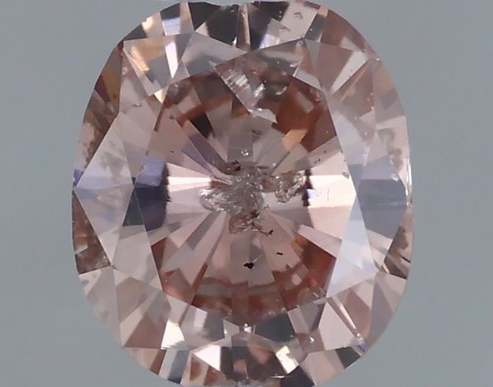 Loose Diamond - OVAL 0.39ct Fancy Brownish Orangey Pink: Loose Diamond - OVAL 0.39ct Fancy Brownish Orangey Pink Source: Natural Shape: OVAL Carats: 0.39 Color: Fancy Brownish Orangey Pink Certification: GIA Video: