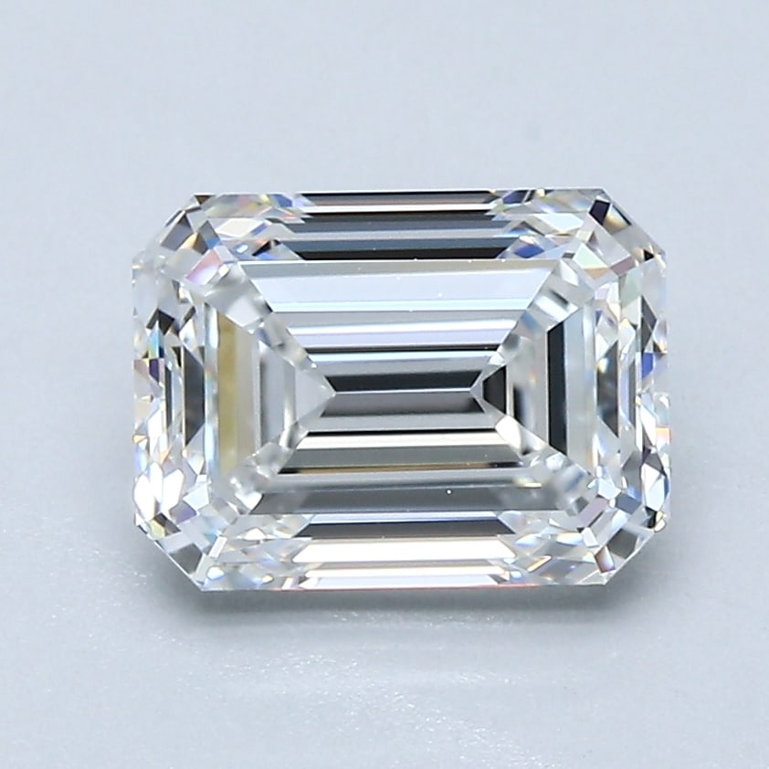 Loose Diamond - EMERALD 2.03ct E VVS1: Loose Diamond - EMERALD 2.03ct E VVS1 Source: Natural Mined Diamond Shape: EMERALD Carats: 2.03 Color: E Clarity: VVS1 Certification: GIA Condition: Pre-Owned PLEASE NOTE: Framed, Large, or heavy item