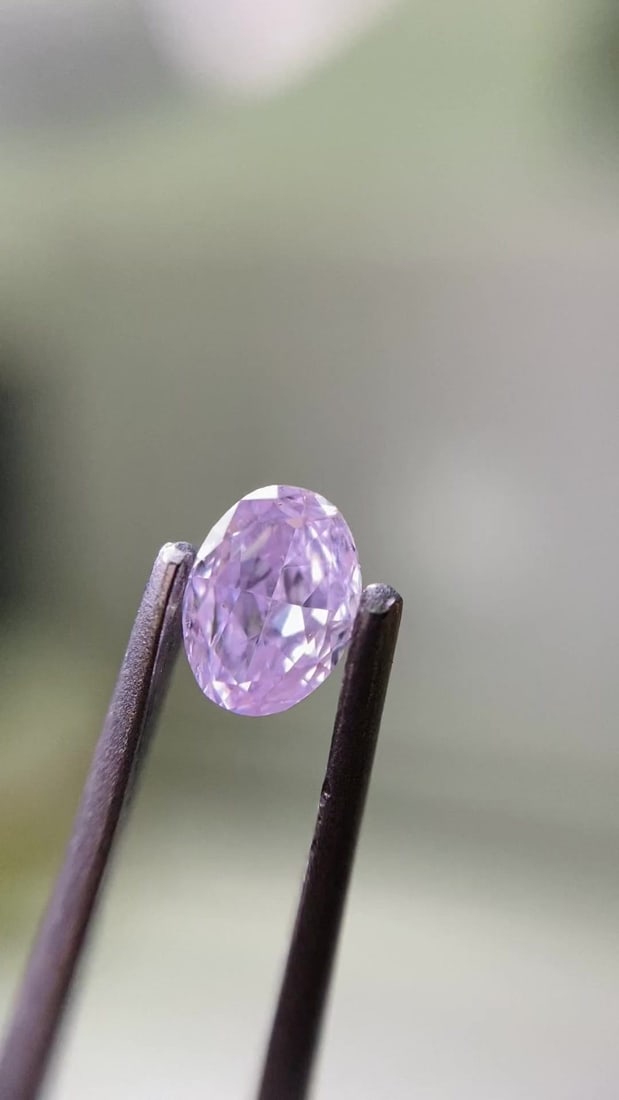 Loose Diamond - OVAL 0.25ct Fancy Purplish Pink I2 (1 of 1)