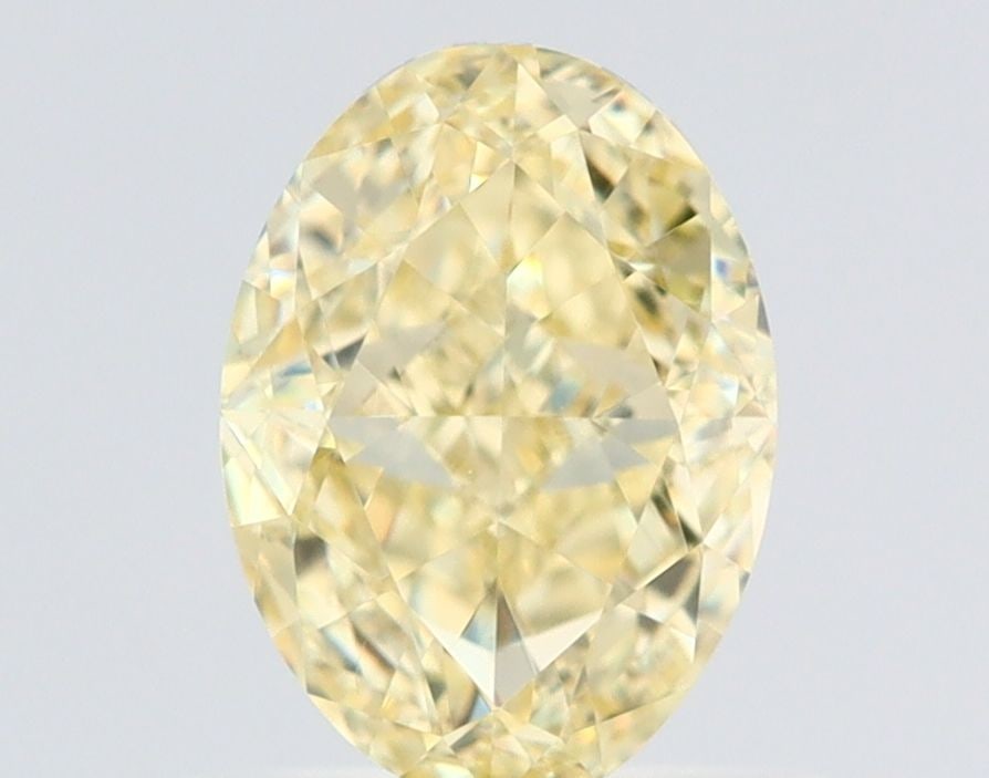 Loose Diamond - OVAL 1.01ct Fancy Light Yellow VS2: Loose Diamond - OVAL 1.01ct Fancy Light Yellow VS2 Source: Natural Shape: OVAL Carats: 1.01 Color: Fancy Light Yellow Certification: GIA Video: