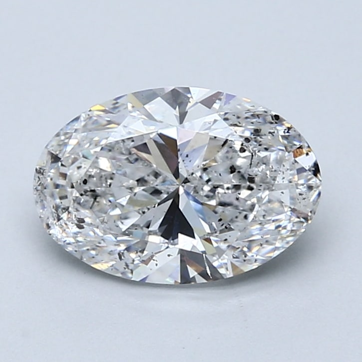 Loose Diamond - OVAL 2.02ct D I1: Loose Diamond - OVAL 2.02ct D I1 Source: Natural Mined Diamond Shape: OVAL Carats: 2.02 Color: D Clarity: I1 Certification: GIA Condition: Pre-Owned PLEASE NOTE: Framed, Large, or heavy items do not h