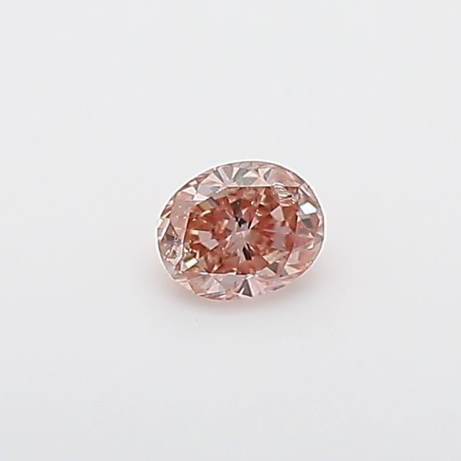 Loose Diamond - OVAL 0.11ct Fancy Intense Orangey Pink: Loose Diamond - OVAL 0.11ct Fancy Intense Orangey Pink Source: Natural Shape: OVAL Carats: 0.11 Color: Fancy Intense Orangey Pink Certification: GIA Video:
