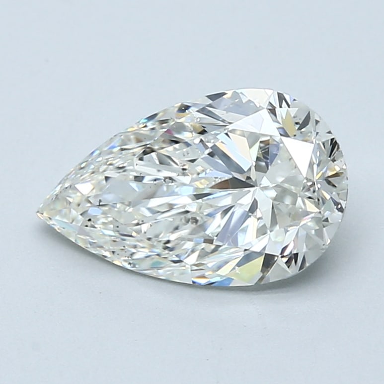 Loose Diamond - PEAR 2.02ct I SI2: Loose Diamond - PEAR 2.02ct I SI2 Source: Natural Mined Diamond Shape: PEAR Carats: 2.02 Color: I Clarity: SI2 Certification: GIA Condition: Pre-Owned PLEASE NOTE: Framed, Large, or heavy items do not