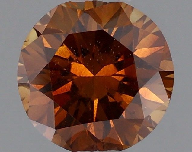 Loose Diamond - ROUND 0.35ct Fancy Deep Brown Orange: Loose Diamond - ROUND 0.35ct Fancy Deep Brown Orange Source: Natural Shape: ROUND Carats: 0.35 Color: Fancy Deep Brown Orange Certification: GIA Video: