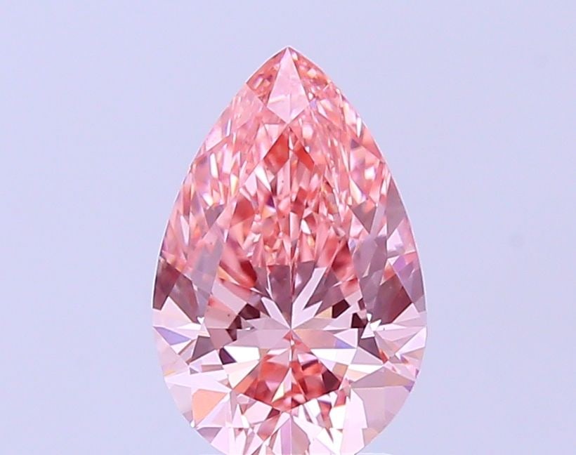 Loose Diamond - PEAR 2.09ct Fancy Vivid Pink VVS2: Loose Diamond - PEAR 2.09ct Fancy Vivid Pink VVS2 Source: This is a real non-mined Diamond that has been grown in a lab Shape: PEAR Carats: 2.09 Color: Fancy Vivid Pink Certification: IGI Video: