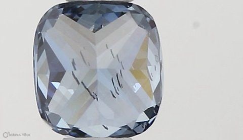 Loose Diamond - CUSHION MODIFIED 0.4ct Fancy Vivid Blue SI1 (1 of 1)