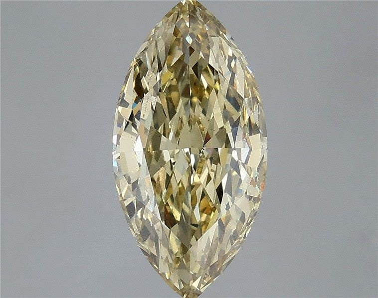 Loose Diamond - MARQUISE 5.09ct Fancy Intense Yellow VS2: Loose Diamond - MARQUISE 5.09ct Fancy Intense Yellow VS2 Source: This is a real non-mined Diamond that has been grown in a lab Shape: MARQUISE Carats: 5.09 Color: Fancy Intense Yellow Certification: