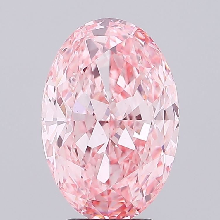 Loose Diamond - OVAL 5.5ct Fancy Vivid Pink VS1: Loose Diamond - OVAL 5.5ct Fancy Vivid Pink VS1 Source: This is a real non-mined Diamond that has been grown in a lab Shape: OVAL Carats: 5.5 Color: Fancy Vivid Pink Certification: IGI Video: