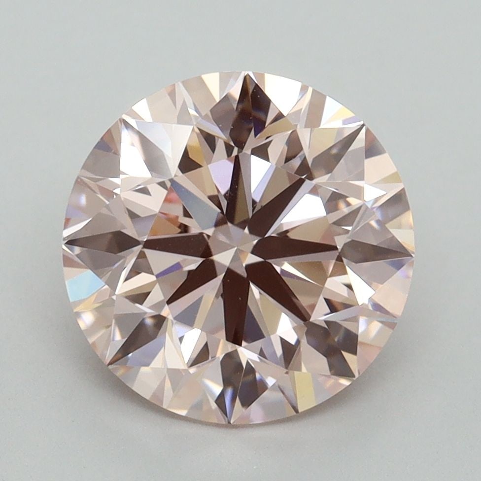 Loose Diamond - ROUND 3.39ct Fancy Pink VVS2: Loose Diamond - ROUND 3.39ct Fancy Pink VVS2 Source: This is a real non-mined Diamond that has been grown in a lab Shape: ROUND Carats: 3.39 Color: Fancy Pink Certification: IGI Video:
