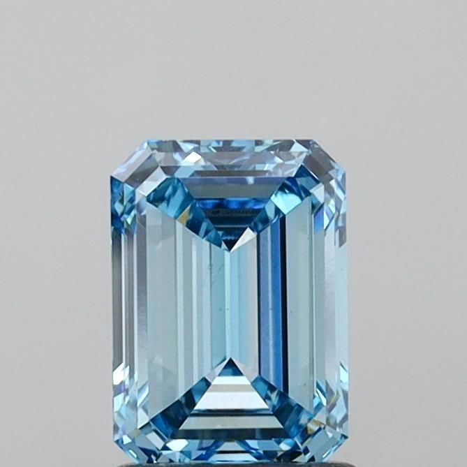 Loose Diamond - EMERALD 1.51ct Fancy Vivid Blue VS1: Loose Diamond - EMERALD 1.51ct Fancy Vivid Blue VS1 Source: This is a real non-mined Diamond that has been grown in a lab Shape: EMERALD Carats: 1.51 Color: Fancy Vivid Blue Certification: IGI