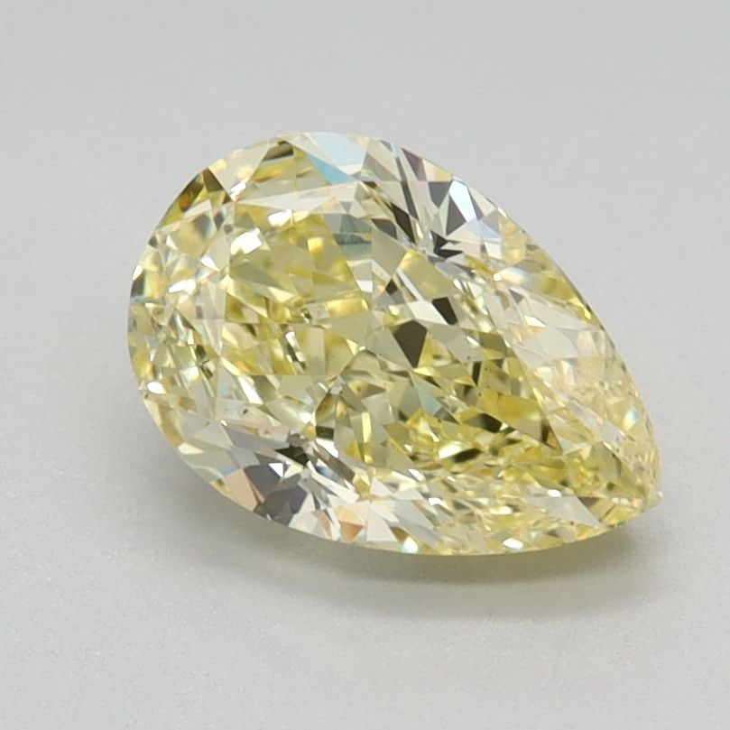 Loose Diamond - PEAR 1.11ct Fancy Intense Yellow VS1: Loose Diamond - PEAR 1.11ct Fancy Intense Yellow VS1 Source: This is a real non-mined Diamond that has been grown in a lab Shape: PEAR Carats: 1.11 Color: Fancy Intense Yellow Certification: IGI