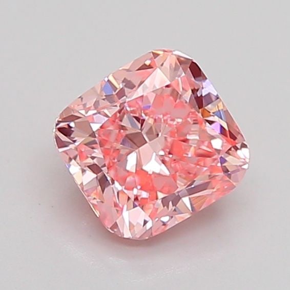 Loose Diamond - CUSHION MODIFIED 1.02ct Fancy Vivid Pink VS1: Loose Diamond - CUSHION MODIFIED 1.02ct Fancy Vivid Pink VS1 Source: This is a real non-mined Diamond that has been grown in a lab Shape: CUSHION MODIFIED Carats: 1.02 Color: Fancy Vivid Pink