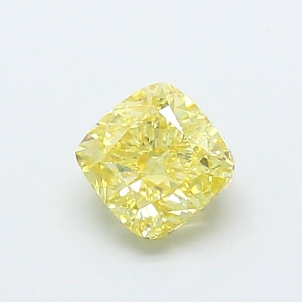 Loose Diamond - CUSHION MODIFIED 1.0ct Fancy Yellow VVS1: Loose Diamond - CUSHION MODIFIED 1.0ct Fancy Yellow VVS1 Source: This is a real non-mined Diamond that has been grown in a lab Shape: CUSHION MODIFIED Carats: 1.0 Color: Fancy Yellow Certification: