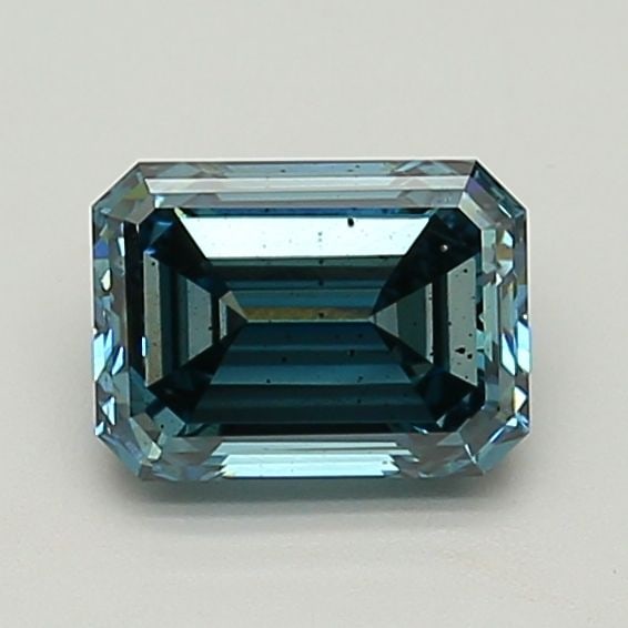 Loose Diamond - EMERALD 1.94ct Fancy Vivid Blue SI2 (1 of 1)