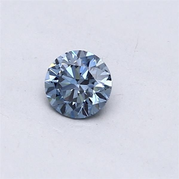 Loose Diamond - ROUND 0.3ct Fancy Vivid Blue SI1 (1 of 1)
