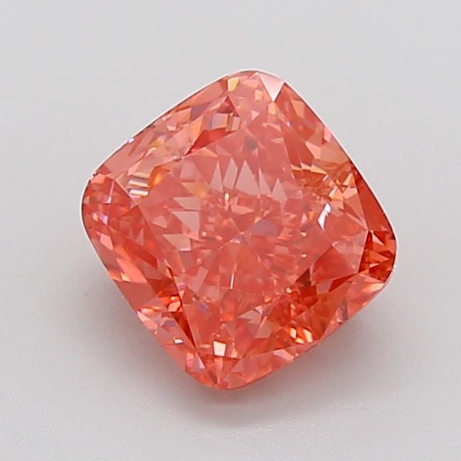 Loose Diamond - CUSHION MODIFIED 3.14ct Fancy Vivid Reddish Pink VS1: Loose Diamond - CUSHION MODIFIED 3.14ct Fancy Vivid Reddish Pink VS1 Source: This is a real non-mined Diamond that has been grown in a lab Shape: CUSHION MODIFIED Carats: 3.14 Color: Fancy Vivid