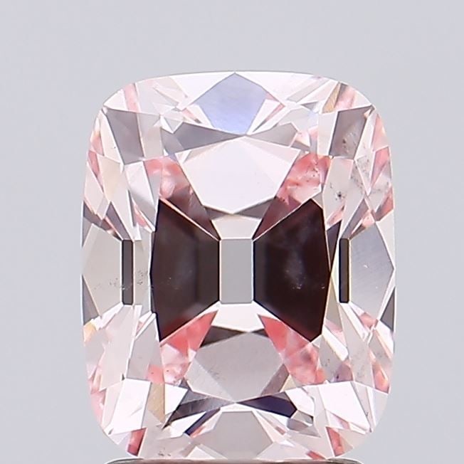 Loose Diamond - CUSHION BRILLIANT 2.27ct Fancy Pink SI1: Loose Diamond - CUSHION BRILLIANT 2.27ct Fancy Pink SI1 Source: This is a real non-mined Diamond that has been grown in a lab Shape: CUSHION BRILLIANT Carats: 2.27 Color: Fancy Pink Certification: