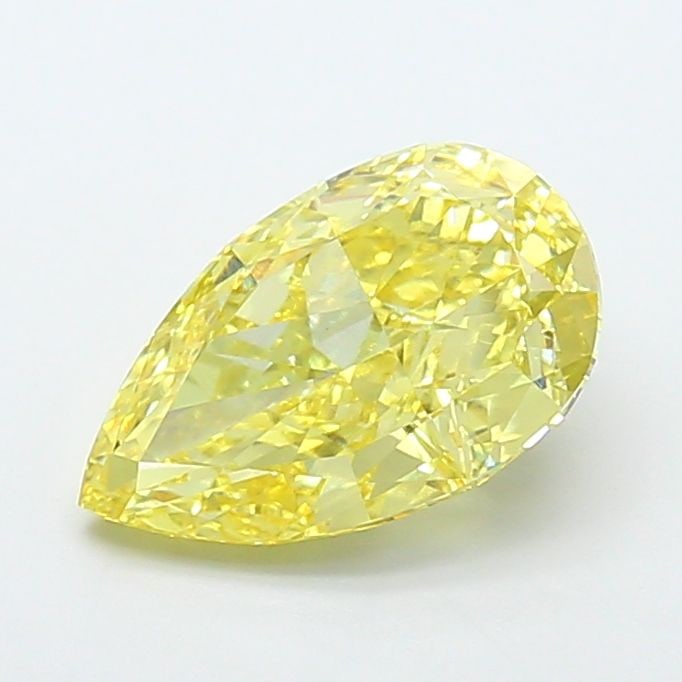 Loose Diamond - PEAR 2.8ct Fancy Intense Yellow VVS2: Loose Diamond - PEAR 2.8ct Fancy Intense Yellow VVS2 Source: This is a real non-mined Diamond that has been grown in a lab Shape: PEAR Carats: 2.8 Color: Fancy Intense Yellow Certification: IGI