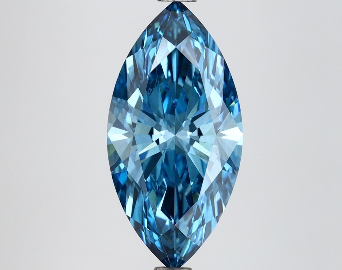 Loose Diamond - MARQUISE 2.69ct Fancy Vivid Blue VS1 (1 of 1)