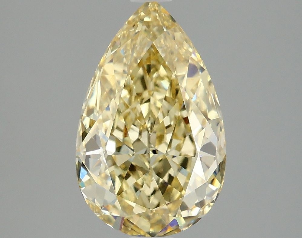 Loose Diamond - PEAR 2.94ct Fancy Intense Yellow VVS2 (1 of 1)