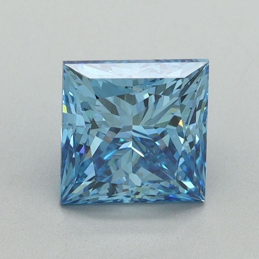Loose Diamond - PRINCESS 1.74ct Fancy Vivid Blue VVS2: Loose Diamond - PRINCESS 1.74ct Fancy Vivid Blue VVS2 Source: This is a real non-mined Diamond that has been grown in a lab Shape: PRINCESS Carats: 1.74 Color: Fancy Vivid Blue Certification: IGI