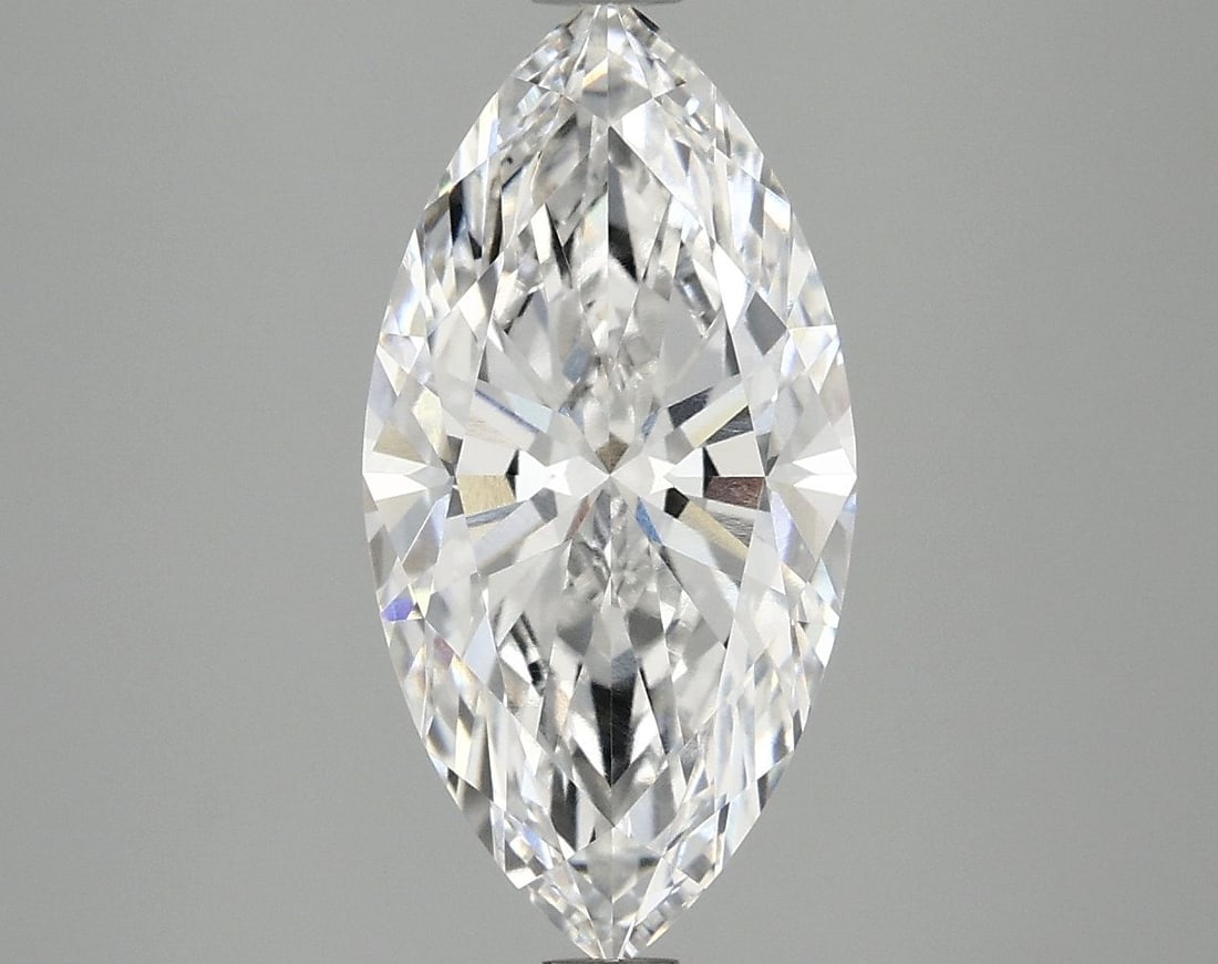 Loose Diamond - MARQUISE 2.98ct E VVS2: Loose Diamond - MARQUISE 2.98ct E VVS2 Source: This is a real non-mined Diamond that has been grown in a lab Shape: MARQUISE Carats: 2.98 Color: E Clarity: VVS2 Certification: IGI Video: Video Link 
