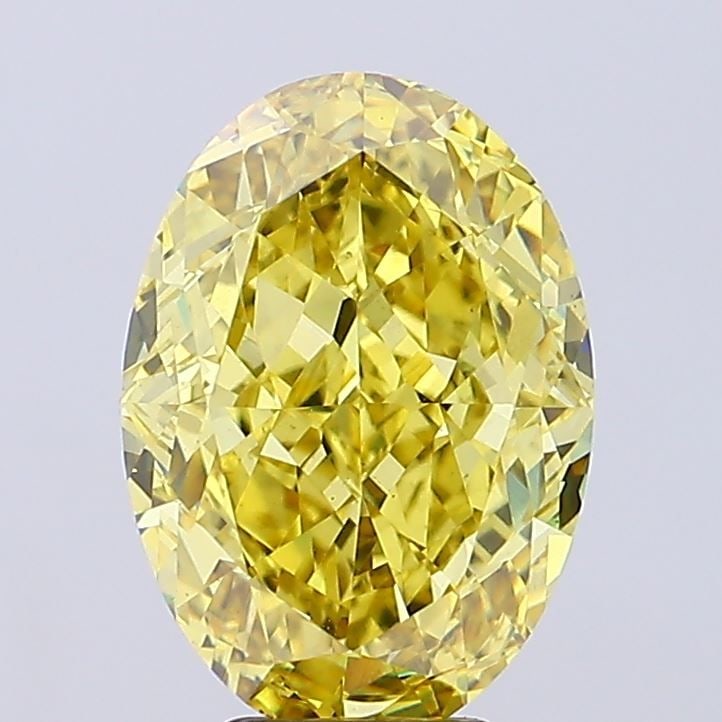 Loose Diamond - OVAL 7.5ct Fancy Vivid Yellow VS1: Loose Diamond - OVAL 7.5ct Fancy Vivid Yellow VS1 Source: This is a real non-mined Diamond that has been grown in a lab Shape: OVAL Carats: 7.5 Color: Fancy Vivid Yellow Certification: IGI Video: