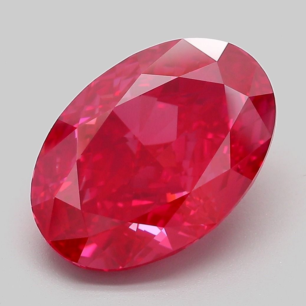 Loose Diamond - OVAL 5.65ct Fancy Vivid Pink VVS2: Loose Diamond - OVAL 5.65ct Fancy Vivid Pink VVS2 Source: This is a real non-mined Diamond that has been grown in a lab Shape: OVAL Carats: 5.65 Color: Fancy Vivid Pink Certification: IGI Video:
