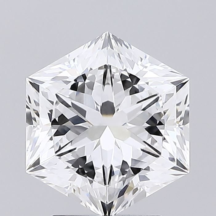 Loose Diamond - HEXAGONAL 2.65ct E VVS2: Loose Diamond - HEXAGONAL 2.65ct E VVS2 Source: This is a real non-mined Diamond that has been grown in a lab Shape: HEXAGONAL Carats: 2.65 Color: E Clarity: VVS2 Certification: IGI Video: