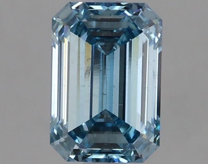 Loose Diamond - EMERALD 1.51ct Fancy Vivid Blue VS2: Loose Diamond - EMERALD 1.51ct Fancy Vivid Blue VS2 Source: This is a real non-mined Diamond that has been grown in a lab Shape: EMERALD Carats: 1.51 Color: Fancy Vivid Blue Certification: IGI