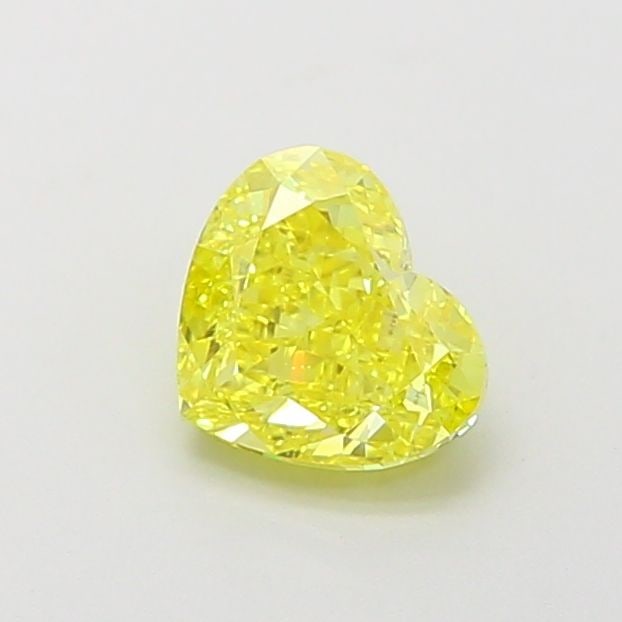 Loose Diamond - HEART 1.0ct Fancy Vivid Yellow VS1: Loose Diamond - HEART 1.0ct Fancy Vivid Yellow VS1 Source: This is a real non-mined Diamond that has been grown in a lab Shape: HEART Carats: 1.0 Color: Fancy Vivid Yellow Certification: IGI Video: