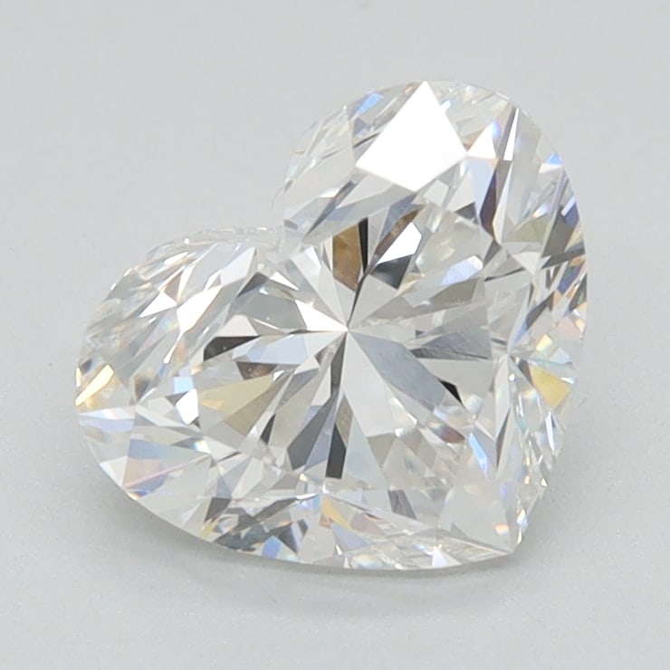Loose Diamond - HEART 1.35ct F VVS2: Loose Diamond - HEART 1.35ct F VVS2 Source: This is a real non-mined Diamond that has been grown in a lab Shape: HEART Carats: 1.35 Color: F Clarity: VVS2 Certification: IGI Condition: