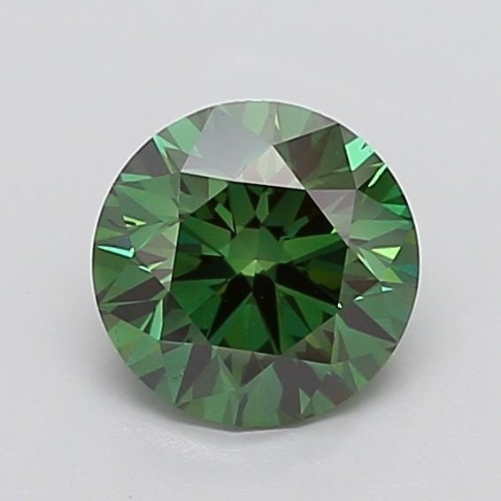 Loose Diamond - ROUND 2.07ct Fancy Vivid Green VS1 (1 of 1)