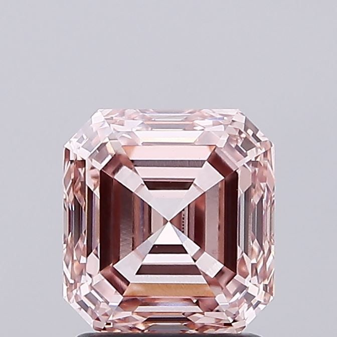 Loose Diamond - EMERALD 2.01ct Fancy Intense Brownish Pink VS1: Loose Diamond - EMERALD 2.01ct Fancy Intense Brownish Pink VS1 Source: This is a real non-mined Diamond that has been grown in a lab Shape: EMERALD Carats: 2.01 Color: Fancy Intense Brownish Pink Cert