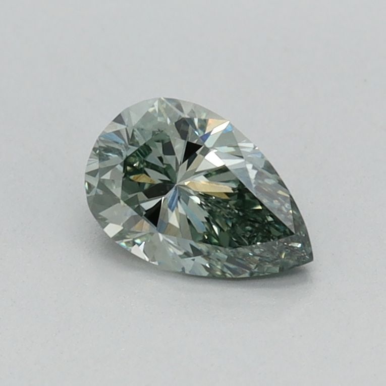 Loose Diamond - PEAR 0.36ct Fancy Vivid Green VVS2 (1 of 1)