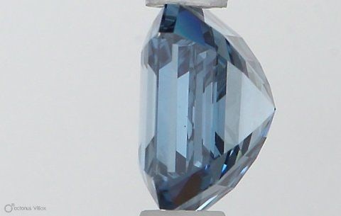 Loose Diamond - SQUARE EMERALD 0.74ct Fancy Blue VS1: Loose Diamond - SQUARE EMERALD 0.74ct Fancy Blue VS1 Source: This is a real non-mined Diamond that has been grown in a lab Shape: SQUARE EMERALD Carats: 0.74 Color: Fancy Blue Certification: IGI Video