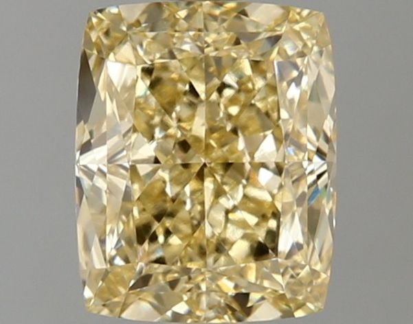 Loose Diamond - CUSHION MODIFIED 2.04ct Fancy Intense Yellow VVS2: Loose Diamond - CUSHION MODIFIED 2.04ct Fancy Intense Yellow VVS2 Source: This is a real non-mined Diamond that has been grown in a lab Shape: CUSHION MODIFIED Carats: 2.04 Color: Fancy Intense