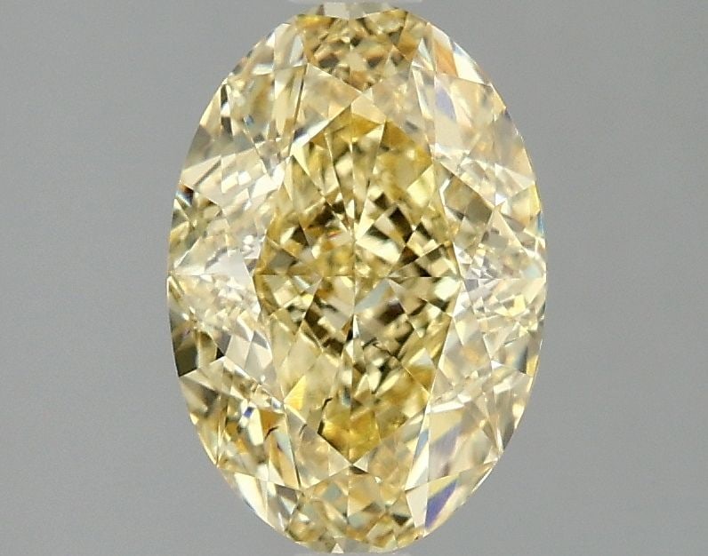 Loose Diamond - OVAL 2.0ct Fancy Intense Yellow VS2: Loose Diamond - OVAL 2.0ct Fancy Intense Yellow VS2 Source: This is a real non-mined Diamond that has been grown in a lab Shape: OVAL Carats: 2.0 Color: Fancy Intense Yellow Certification: IGI Video: