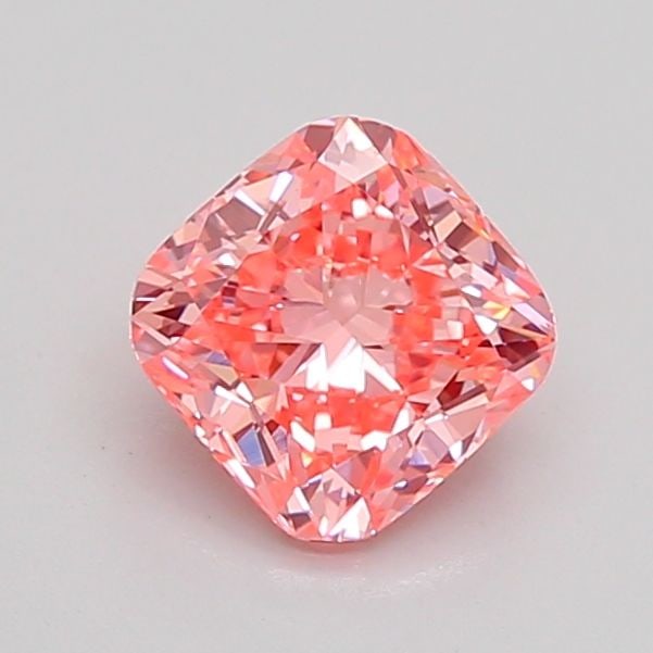 Loose Diamond - CUSHION MODIFIED 1.03ct Fancy Vivid Pink VVS2: Loose Diamond - CUSHION MODIFIED 1.03ct Fancy Vivid Pink VVS2 Source: This is a real non-mined Diamond that has been grown in a lab Shape: CUSHION MODIFIED Carats: 1.03 Color: Fancy Vivid Pink