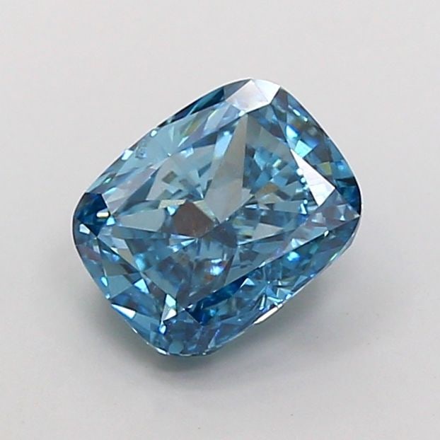 Loose Diamond - CUSHION MODIFIED 2.01ct Fancy Vivid Blue SI1: Loose Diamond - CUSHION MODIFIED 2.01ct Fancy Vivid Blue SI1 Source: This is a real non-mined Diamond that has been grown in a lab Shape: CUSHION MODIFIED Carats: 2.01 Color: Fancy Vivid Blue Certific
