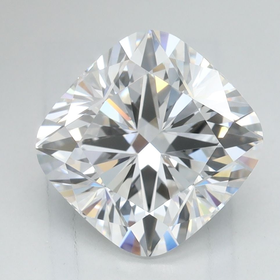 Loose Diamond - CUSHION BRILLIANT 2.54ct D IF: Loose Diamond - CUSHION BRILLIANT 2.54ct D IF Source: This is a real non-mined Diamond that has been grown in a lab Shape: CUSHION BRILLIANT Carats: 2.54 Color: D Clarity: IF Certification: GCAL Video