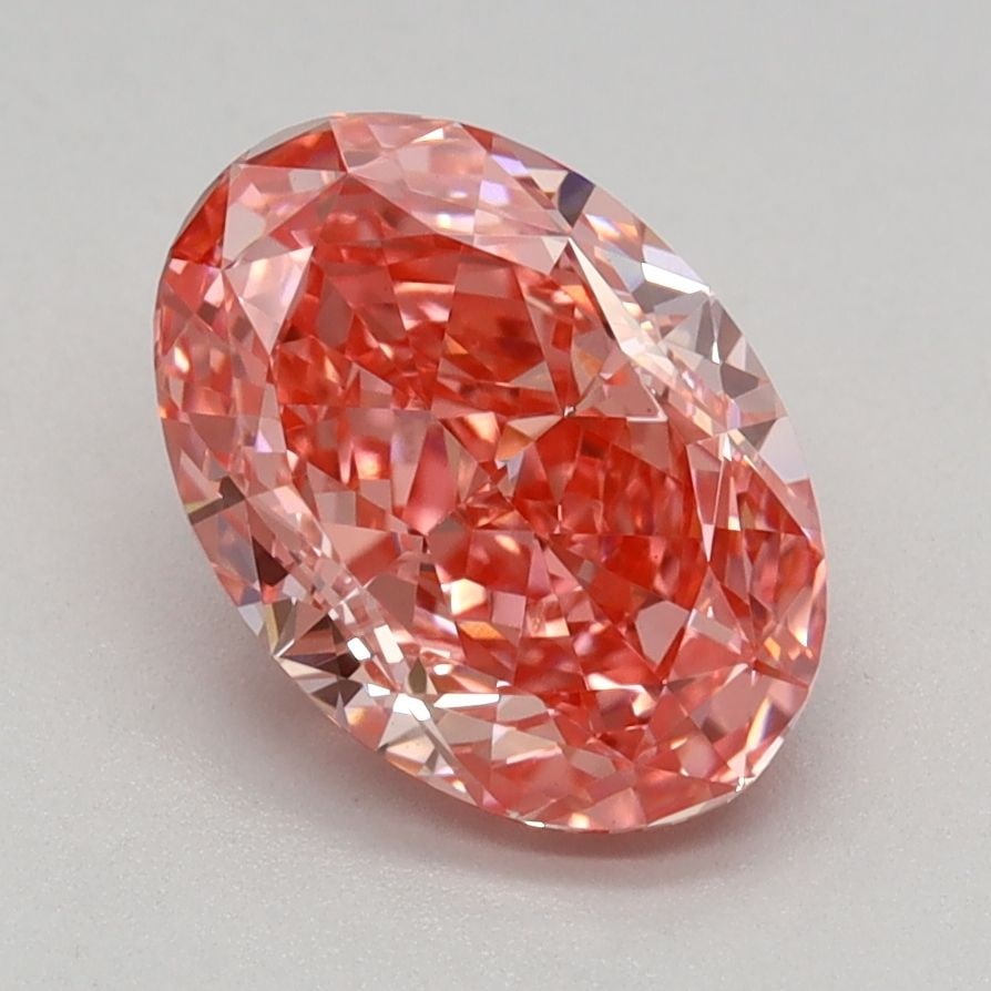 Loose Diamond - OVAL 1.59ct Fancy Vivid Pink VVS2: Loose Diamond - OVAL 1.59ct Fancy Vivid Pink VVS2 Source: This is a real non-mined Diamond that has been grown in a lab Shape: OVAL Carats: 1.59 Color: Fancy Vivid Pink Certification: IGI Video: