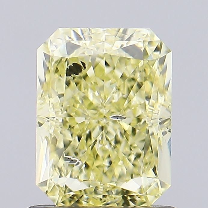Loose Diamond - RADIANT 1.07ct Fancy Intense Yellow SI2: Loose Diamond - RADIANT 1.07ct Fancy Intense Yellow SI2 Source: This is a real non-mined Diamond that has been grown in a lab Shape: RADIANT Carats: 1.07 Color: Fancy Intense Yellow Certification: