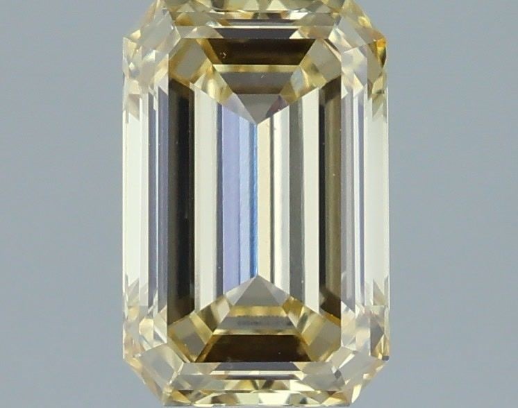 Loose Diamond - EMERALD 1.36ct Fancy Light Yellow VS1: Loose Diamond - EMERALD 1.36ct Fancy Light Yellow VS1 Source: This is a real non-mined Diamond that has been grown in a lab Shape: EMERALD Carats: 1.36 Color: Fancy Light Yellow Certification: IGI Vid