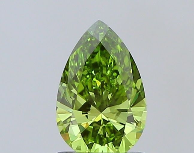 Loose Diamond - PEAR 1.15ct Fancy Vivid Green VVS2: Loose Diamond - PEAR 1.15ct Fancy Vivid Green VVS2 Source: This is a real non-mined Diamond that has been grown in a lab Shape: PEAR Carats: 1.15 Color: Fancy Vivid Green Certification: IGI PLEASE