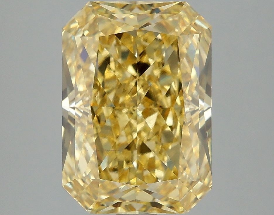 Loose Diamond - RADIANT 4.09ct Fancy Vivid Yellow VS2: Loose Diamond - RADIANT 4.09ct Fancy Vivid Yellow VS2 Source: This is a real non-mined Diamond that has been grown in a lab Shape: RADIANT Carats: 4.09 Color: Fancy Vivid Yellow Certification: IGI