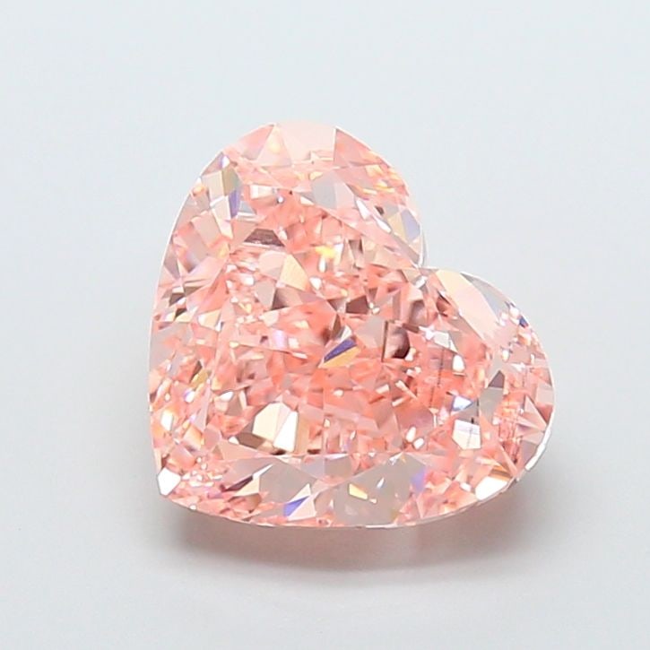 Loose Diamond - HEART 7.05ct Fancy Vivid Pink VVS2: Loose Diamond - HEART 7.05ct Fancy Vivid Pink VVS2 Source: This is a real non-mined Diamond that has been grown in a lab Shape: HEART Carats: 7.05 Color: Fancy Vivid Pink Certification: IGI Video: