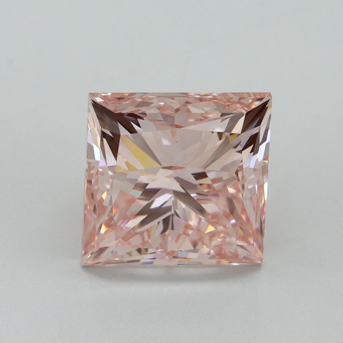 Loose Diamond - PRINCESS 5.01ct Fancy Intense Pink VS1: Loose Diamond - PRINCESS 5.01ct Fancy Intense Pink VS1 Source: This is a real non-mined Diamond that has been grown in a lab Shape: PRINCESS Carats: 5.01 Color: Fancy Intense Pink Certification: IGI