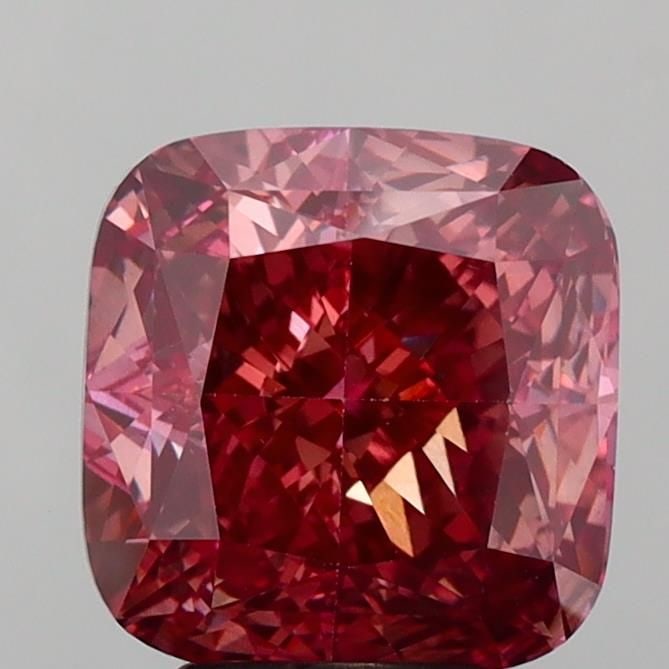 Loose Diamond - CUSHION MODIFIED 5.05ct Fancy Vivid Brownish Pink VS1: Loose Diamond - CUSHION MODIFIED 5.05ct Fancy Vivid Brownish Pink VS1 Source: This is a real non-mined Diamond that has been grown in a lab Shape: CUSHION MODIFIED Carats: 5.05 Color: Fancy Vivid