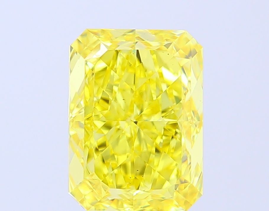 Loose Diamond - RADIANT 5.0ct Fancy Vivid Yellow VS2: Loose Diamond - RADIANT 5.0ct Fancy Vivid Yellow VS2 Source: This is a real non-mined Diamond that has been grown in a lab Shape: RADIANT Carats: 5.0 Color: Fancy Vivid Yellow Certification: IGI